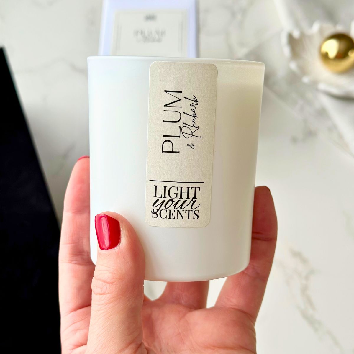 Bougie parfumée Plum & Rhubarb