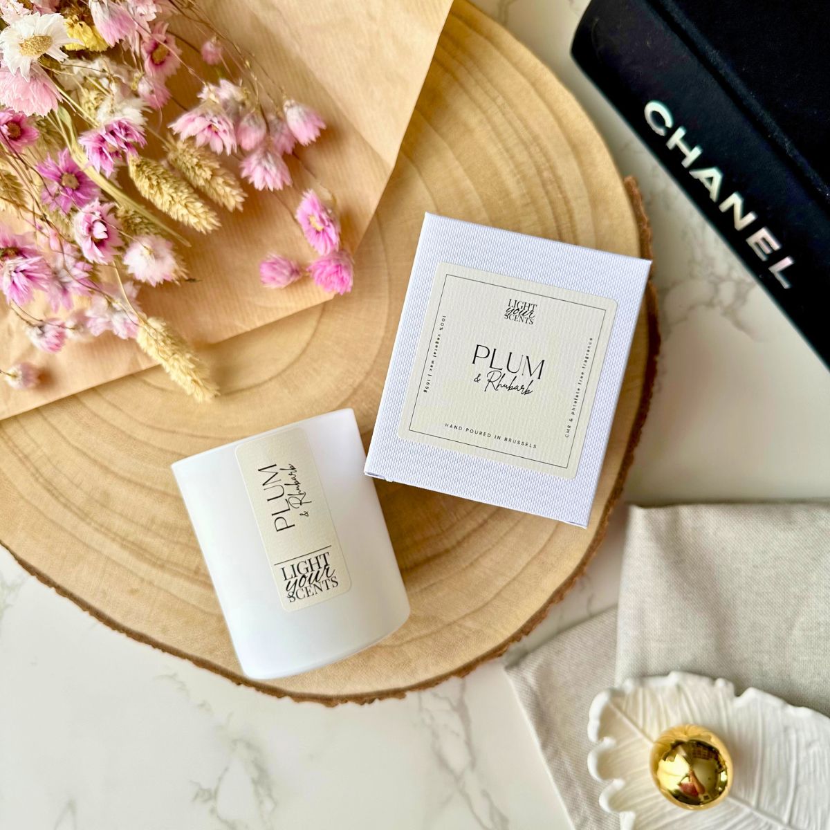 Bougie parfumée Plum & Rhubarb