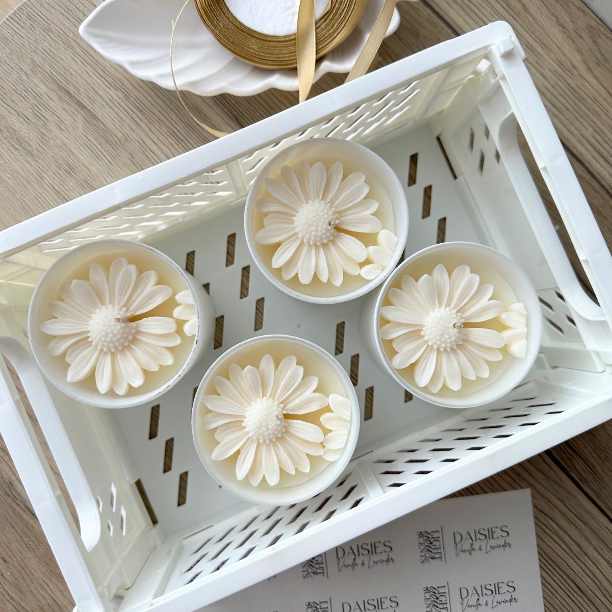 Bougie parfumée Daisies, Vanilla & Lavender