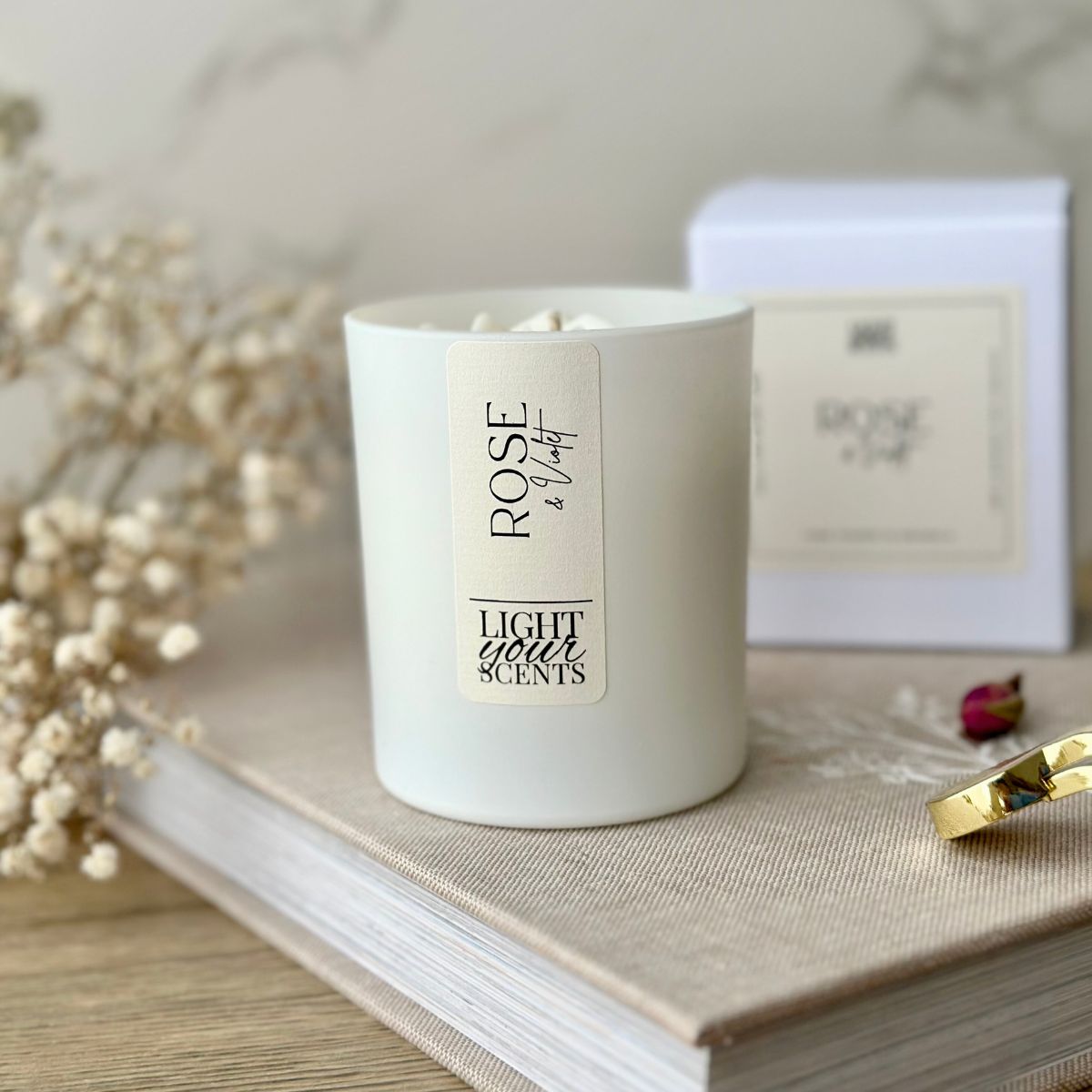 Bougie parfumée Rose & Violet