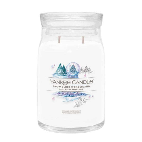 Snow globe wonderland Yankee Candles Large Jar